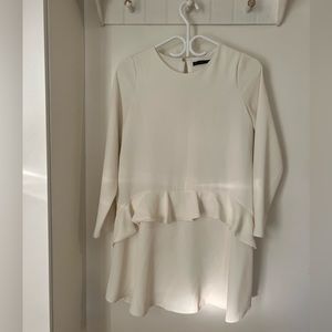 Zara white tunic or mini dress